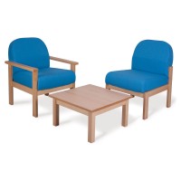 Deluxe Wooden Reception Seating