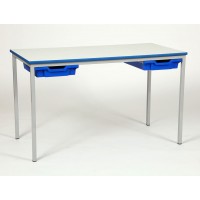 Spray PU Edge Classroom Tables With Trays