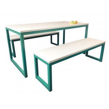 Standard Dining Table and Bench Set