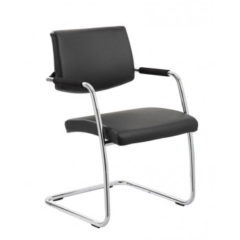 Havana Cantilever Leather Visitor Chair