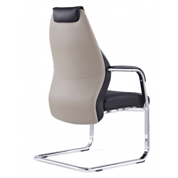 Mien Black and Mink Cantilever Chair