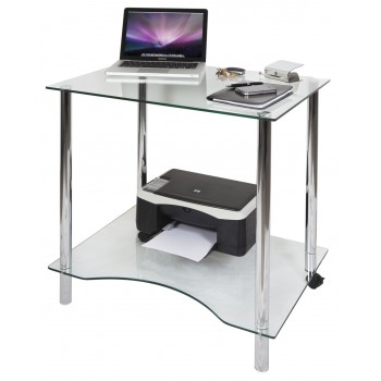 Crystal Glass Computer Workstation