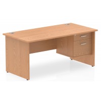 Impulse Panel End Office Desks with Drawers