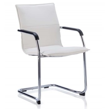 Echo Leather Cantilever Visitor Chair
