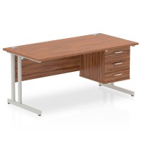 Impulse Cantilever Office Desk with Drawers