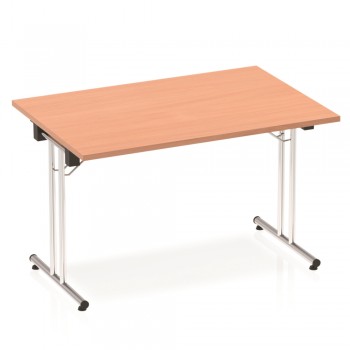 Impulse Rectangular Wooden Folding Table