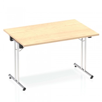 Impulse Rectangular Wooden Folding Table