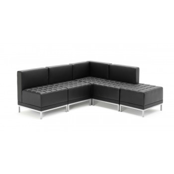 Infinity Leather Modular Reception Seating