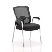 Portland Chrome Mesh Visitors Chair