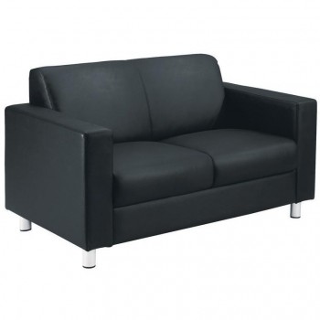 Iceberg Leather Two Seater Reception Sofa