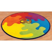 Decorative Colour Palette Classroom Carpet