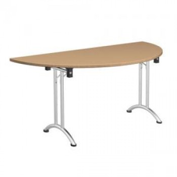 Lee & Plumpton Semi Circular Folding Table