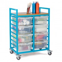 Mobile Deep Tray Storage Trolley