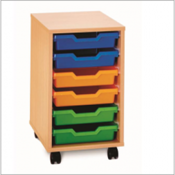 Pop 6 Shallow Tray Storage Unit