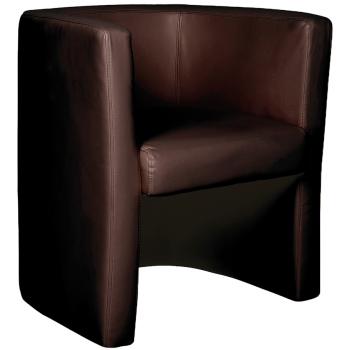 Milano Leather High Back Tub Chairs