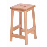 Solid Beech Wooden Lab Stools