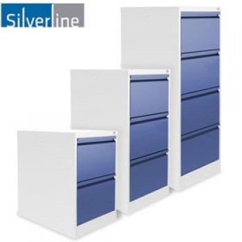 Silverline Two Tone M:Line Filing Cabinets