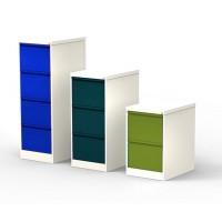 Silverline Two Tone M:Line Filing Cabinets