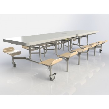 12 Seat Primo Mobile Folding Canteen Units