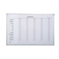 Aluminium Framed Yearly Planner Whiteboard