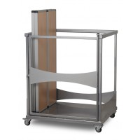 Fast Fold Rectangular Table and Bench Trolley