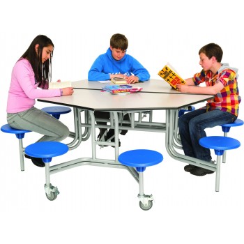8 Seat Round Folding Table Units