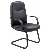 Canasta Faux Leather Visitors Chair