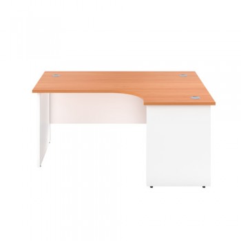 Panel Plus Two Tone Corner Office Desk