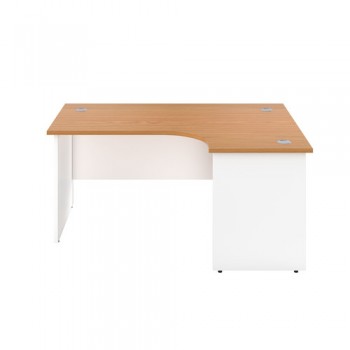 Panel Plus Two Tone Corner Office Desk