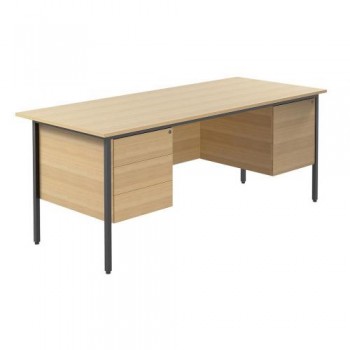 Eco Double Pedestal Office Desk