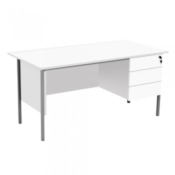 Eco Rectangular Pedestal Desk