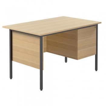 Eco Rectangular Pedestal Desk