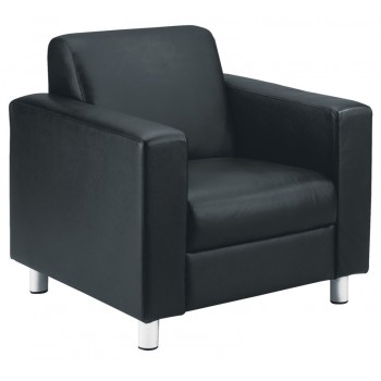 Iceberg Leather Reception Armchair