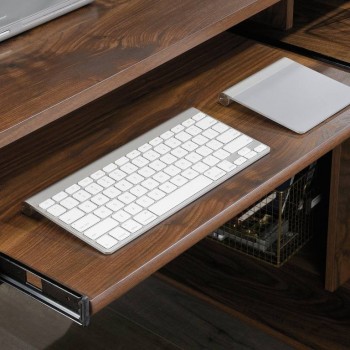 Clifton Place Luxury Walnut L-Shaped Office Desk