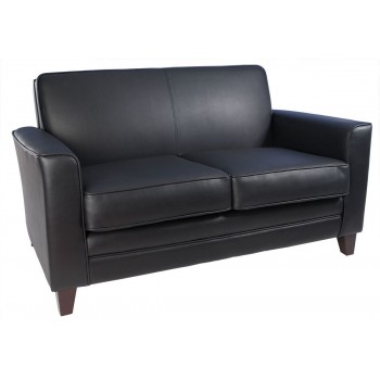 Newport Leather Reception Office Sofa