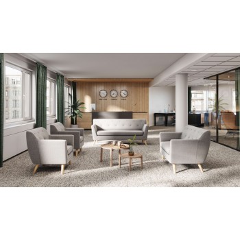 Skandi Grey Reception Sofa