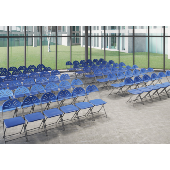 Titan Fan Back Linking Folding Chairs