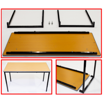 Self Assembly Cast PU Edge Tables