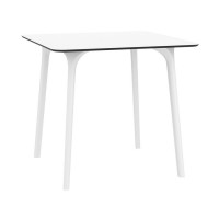 Maya White Contemporary Dining Table