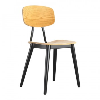 Ply Oak Contemporary Side Chair